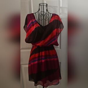 Express Chiffon Layered Dress